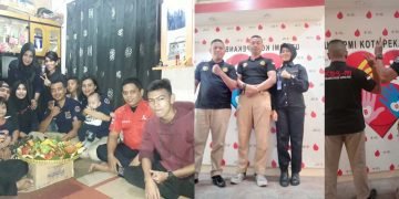 KBS-RI Riau Donor Darah dan Potong Tumpeng