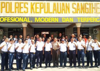 Polres Sangihe Gelar Bimbingan Teknis untuk para Satpam
