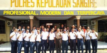 Polres Sangihe Gelar Bimbingan Teknis untuk para Satpam