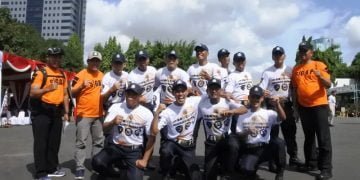 Tim SIGAP Sabet Dua Juara Satu dalam Gerak Jalan Satpam