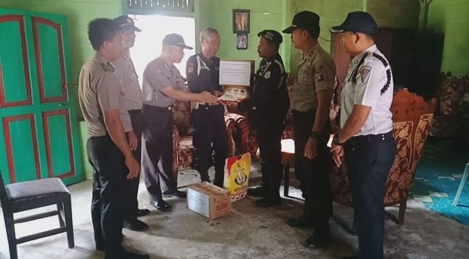 HUT Satpam, Polres Tebo Beri Bantuan Satpam Kurang Mampu