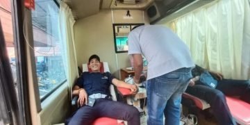 HUT Satpam, Polres Tapanuli Selatan Adakan Donor Darah