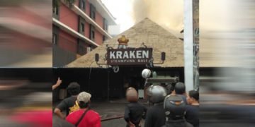 kraken bar terbakar