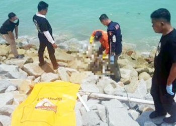 Satpam Temukan Mayat Tidak Utuh di Pantai Kawasan Karimun