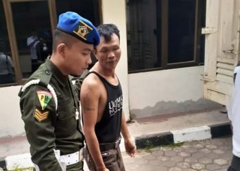 modus mengaku satpam