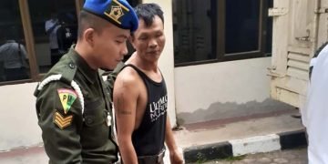 modus mengaku satpam