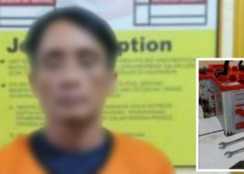 Satpam Gagalkan Sopir yang Mencuri Aki Truk Milik Perusahaan