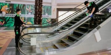 Petugas Keamanan Mal Ratu dan Nipah Tetap Siaga Meski Tak Beroperasi