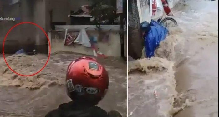 Satpam Meninggal Setelah Nekad Terobos Arus Banjir di Cimindi