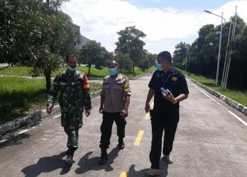 Cegah Penyebaran Covid, Koordinasi dengan Babinsa dan Binkamtibmas