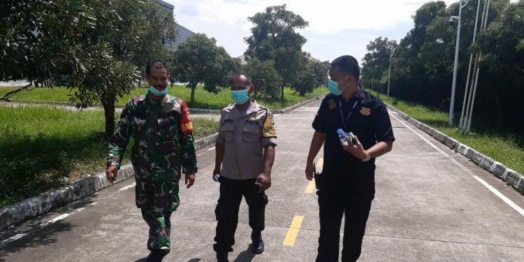 Cegah Penyebaran Covid, Koordinasi dengan Babinsa dan Binkamtibmas