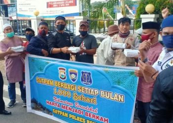 Sisihkan Rp1.000 Per Hari, Persatuan Satpam Bone Gelar Berbagi