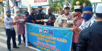 Sisihkan Rp1.000 Per Hari, Persatuan Satpam Bone Gelar Berbagi