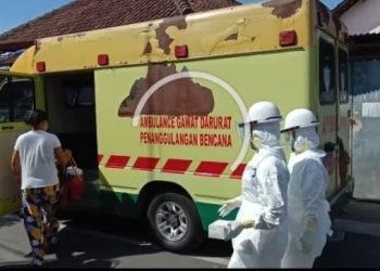 Satpam di Gianyar Positif Covid-19, Istrinya Dijemput Tim Medis