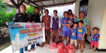 Forum Solidaritas Satpam Berbagi Sembako ke Satpam 