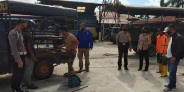 Petugas Keamanan Pergoki Maling Besi di PT. WIKA