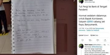 Kisah Nasabah Tunarungu yang Haru Dilayani Satpam Bank