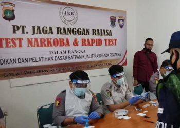 Ratusan Satpam Jalani Tes Narkoba, Syarat Ikut Gada Pratama