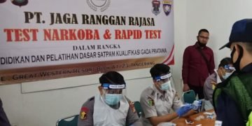Ratusan Satpam Jalani Tes Narkoba, Syarat Ikut Gada Pratama