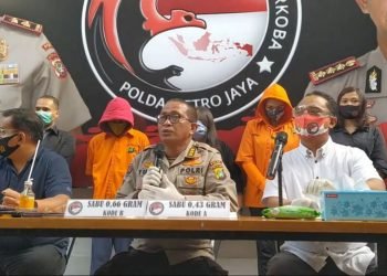 Polisi Tangkap Sekuriti yang Jadi Kurir Sabu Catherine Wilson