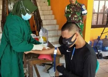 Caraka Gelar Rapid Tes Sebelum Adakan Pendidikan Satpam