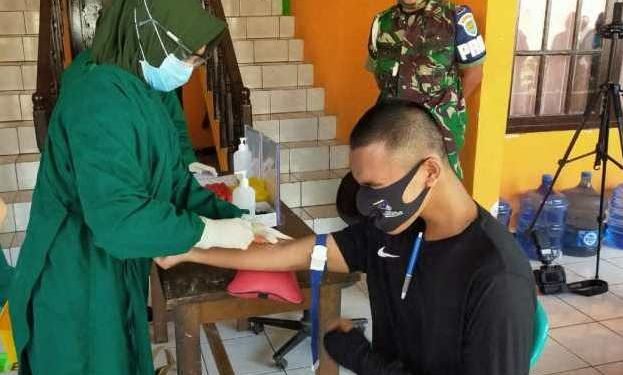 Caraka Gelar Rapid Tes Sebelum Adakan Pendidikan Satpam