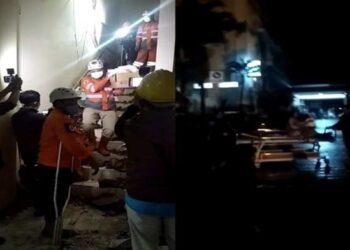 Sejumlah Pasien dan Satpam Tertimpa Atap RSUD Ciamis yang Ambruk