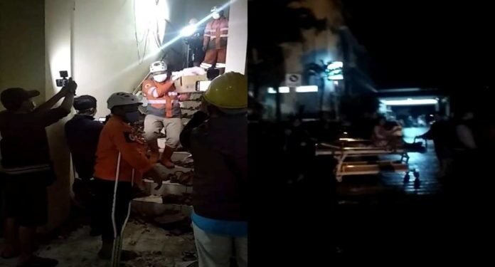 Sejumlah Pasien dan Satpam Tertimpa Atap RSUD Ciamis yang Ambruk