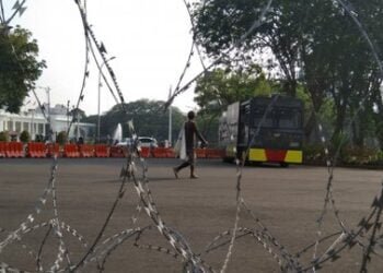 Demo UU Cipta Kerja, 6.000 Petugas Keamanan Siaga di Istana Merdeka