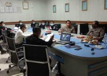 Polres Kotawaringin Barat Sosialisasi Perpol Pam Swakarsa ke Satpam