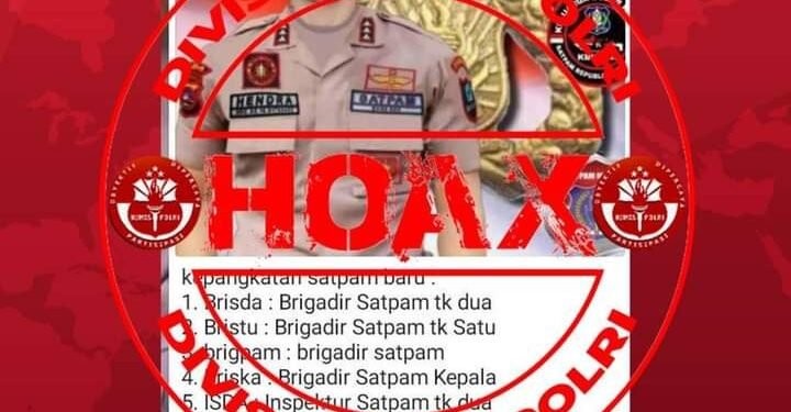 Beredar Istilah-istilah Pangkat Baru untuk Satpam, Itu Hoax