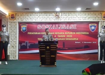 Ditbinmas Polda Kepri Sosialisasikan Perpol Pam Swakarsa