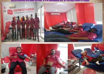 KBKS BPD Sumut Gelar Aksi Sosial Donor Darah