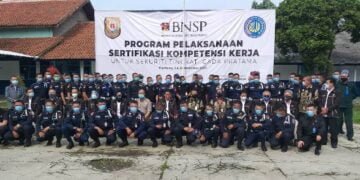600 Satpam Jabar Ikuti Sertifikasi Kompetensi Gada Pratama Subsidi dari BNSP