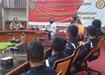 Tingkatkan Kualitas Pengamanan, Satpam IAIN Cirebon Ikuti Pelatihan