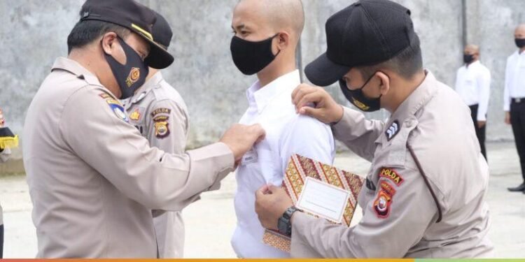 Dirbinmas Polda Bengkulu Himbau Patuhi Prokes Selama Diksar Satpam