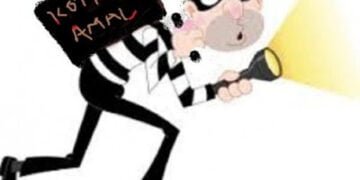 Satpam Pergoki Pemuda Curi Kotak Amal di Pasar