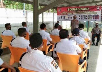 Binmas Polres Tanggamus Sosialisasi Perpol Pam Swakarsa ke BUJP