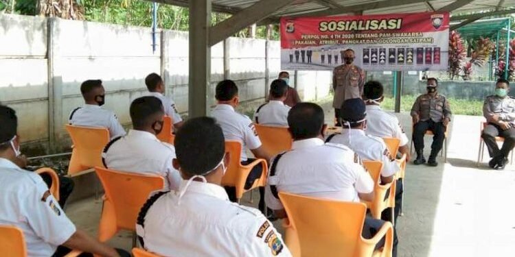 Binmas Polres Tanggamus Sosialisasi Perpol Pam Swakarsa ke BUJP