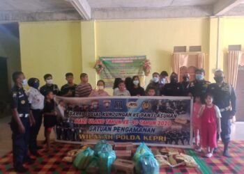 Komunitas Satpam dan Polda Kepri Gelar Baksos di HUT Satpam