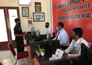 Tes Komputer dalam Seleksi Satpam Pengadilan Agama Kuala Pambuang