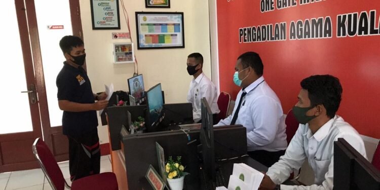 Tes Komputer dalam Seleksi Satpam Pengadilan Agama Kuala Pambuang