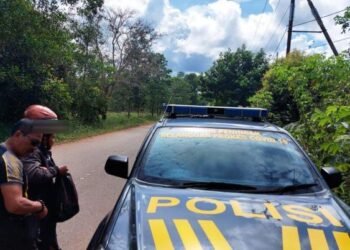 Saat Berkendara, Satpam Diserempet Mobil Hingga Terjatuh