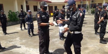 Polres Lamandau Sosialisasi Pencegahan Covid-19 ke Satpam