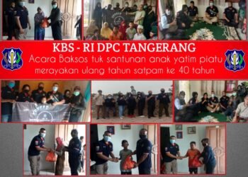 DPC KBS RI Tangerang Berderma Bakti ke Yayasan Yatim Piatu