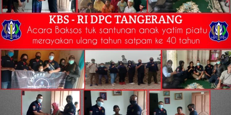 DPC KBS RI Tangerang Berderma Bakti ke Yayasan Yatim Piatu