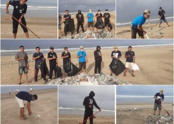 Meriahkan HUT Satpam Ke-40, KBS-RI Bali Peduli Sampah