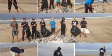 Meriahkan HUT Satpam Ke-40, KBS-RI Bali Peduli Sampah