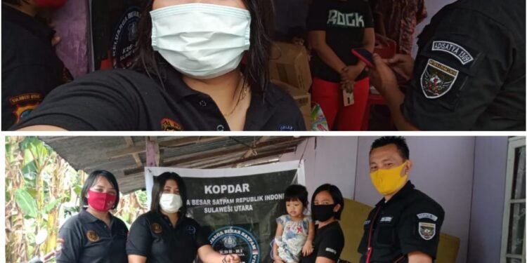 KBS-RI Sulut Sambangi Pengurus dan Warga yang Terdampak Banjir di Manado