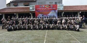 Panitia HUT Satpam Jabar Adakan Diksar Gada Pratama Gratis untuk 40 Satpam